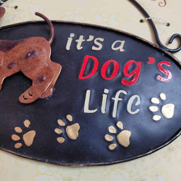 Regal Art & Gifts Its a Dog's Life Home and Garden Decor NEW - Picture 4 of 7